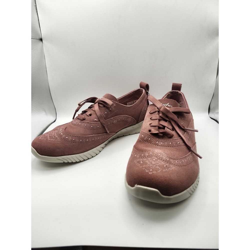 Women's Pink Sketchers Sneakers Air-cooled Memory Foam Size 8 NEW WO BOX - Picture 2 of 10